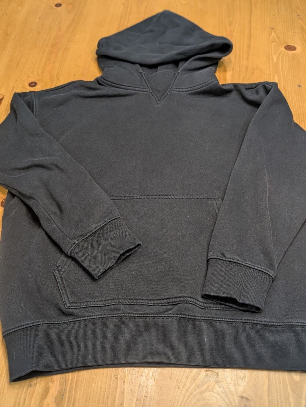 Gap Teen Unisex Heavy Weight Black Hoodie, Size 12, EGU, Planet Friendly